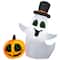 4ft. Airblown® Inflatable Halloween Ghost & Pumpkin